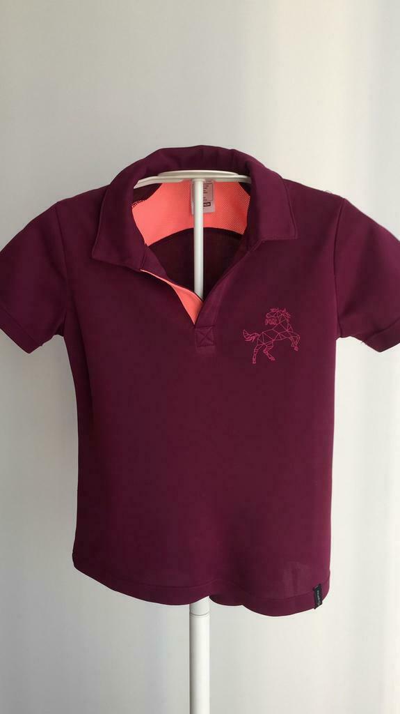 Decathlon - tshirt paardrijden - 6 jaar, Ophalen of Verzenden, Zo goed als nieuw