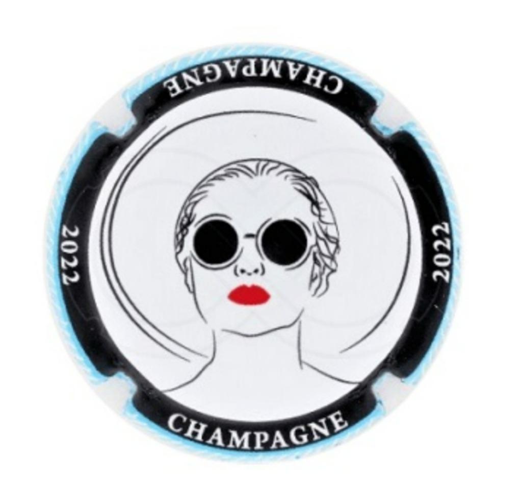 Champagne capsules - Generieken Femme au . JERO 2022 (G1245c, Verzenden