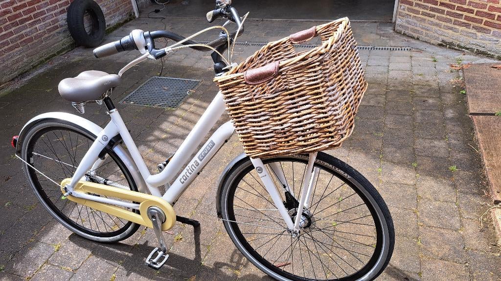 TRANSPORTFIETS CORTINA MET FIETSKRAT, Zo goed als nieuw, 0 zitjes, ??, Ophalen