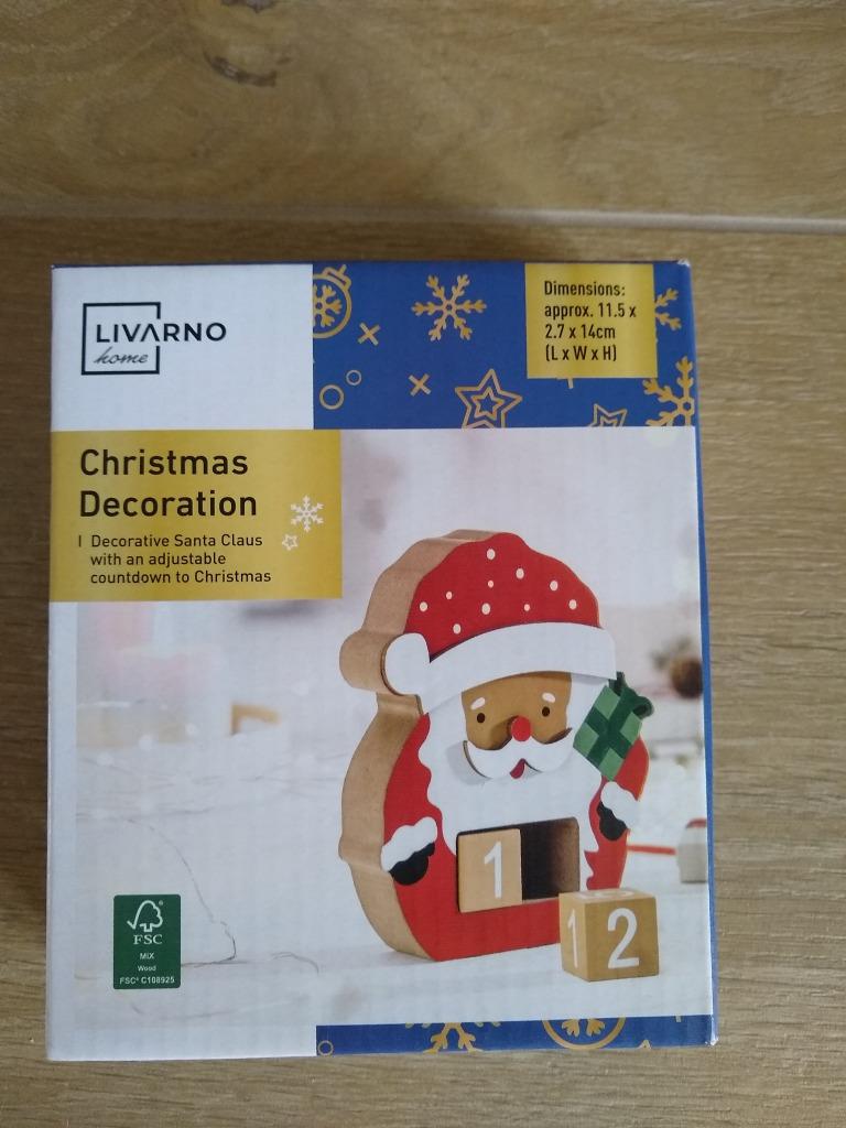NIEUW houten afteller naar Kerst, Ophalen of Verzenden, Nieuw