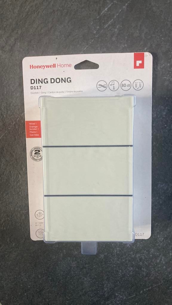 Deurbel DING DONG Honeywell NIEUW, Ophalen, Nieuw