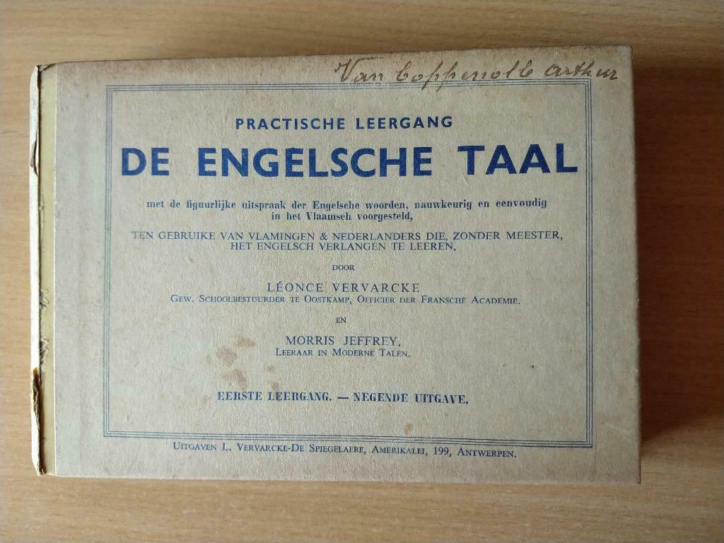 Oude schoolboeken Engels, Ophalen of Verzenden, Gelezen, Engels
