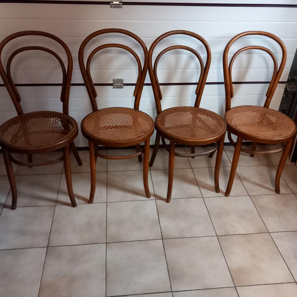 chaises, Brun, Enlèvement, Utilisé, Bois