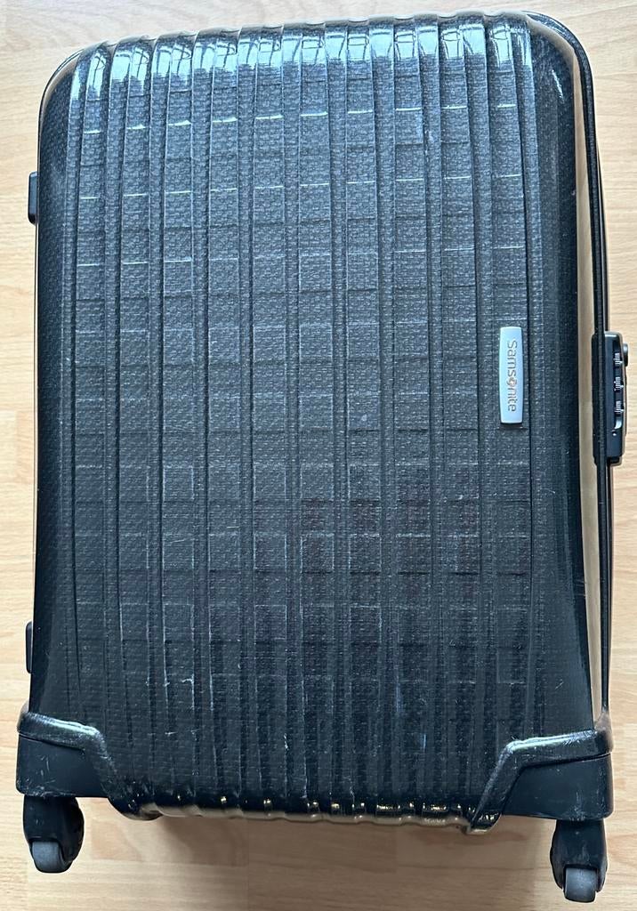 Valise cabine Rigide SAMSONITE Lite Spinner (4 roues) 55cm, Bijoux, Sacs & Beauté, Valises, Utilisé, Enlèvement