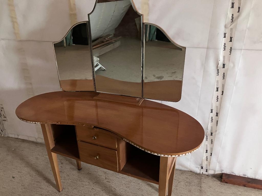 Coiffeuse vintage avec miroir, Enlèvement