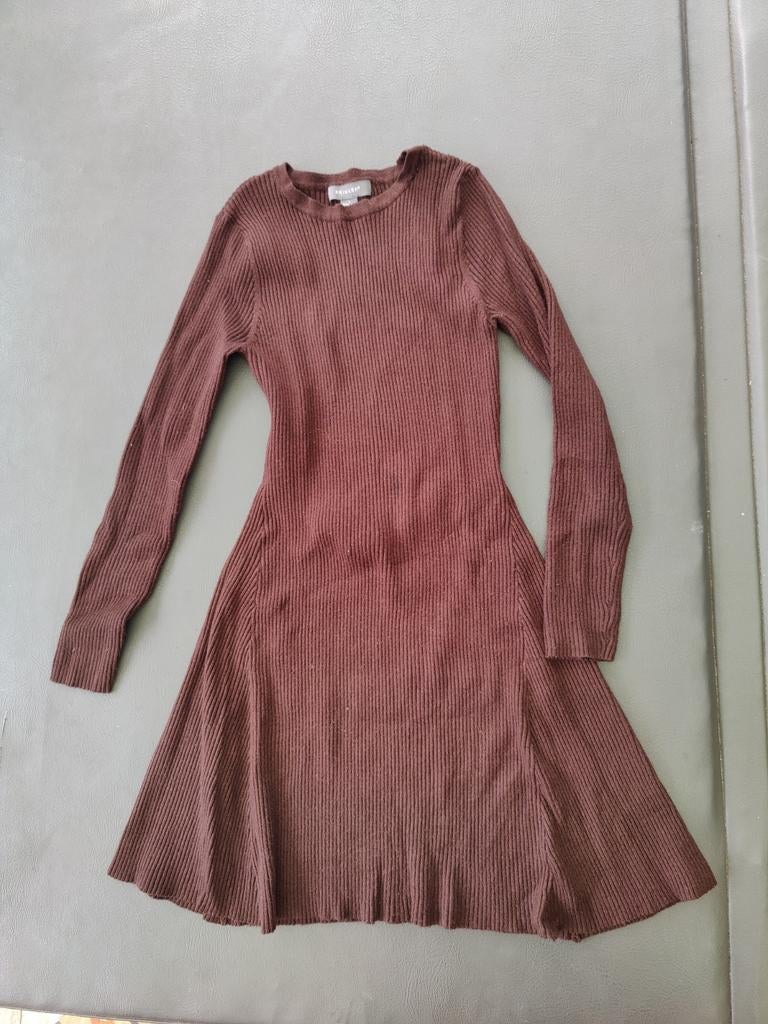 Kleedje maat L, Kleding | Dames, Jurken, Bruin, Primark, Maat 42/44 (L), Ophalen of Verzenden