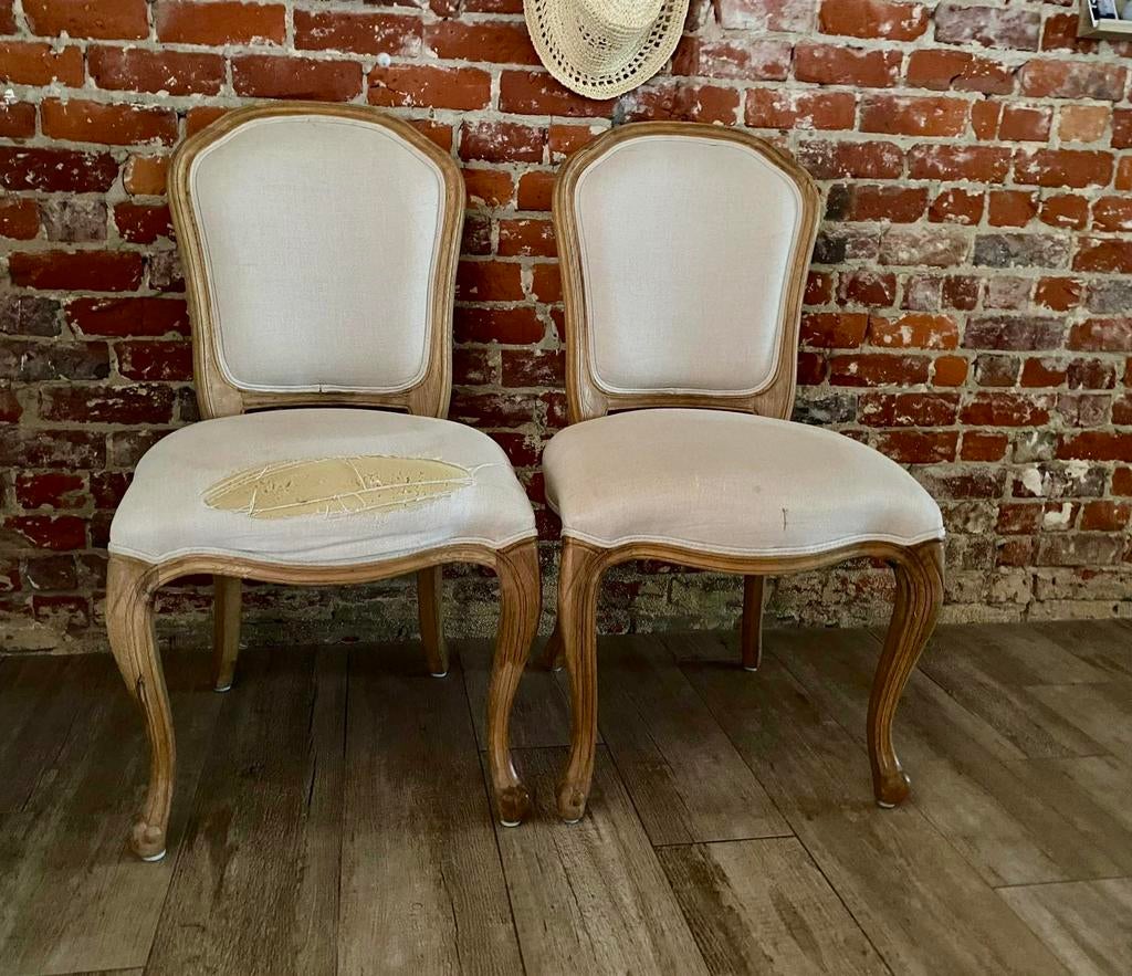 6 chaises anciennes en bois, Enlèvement