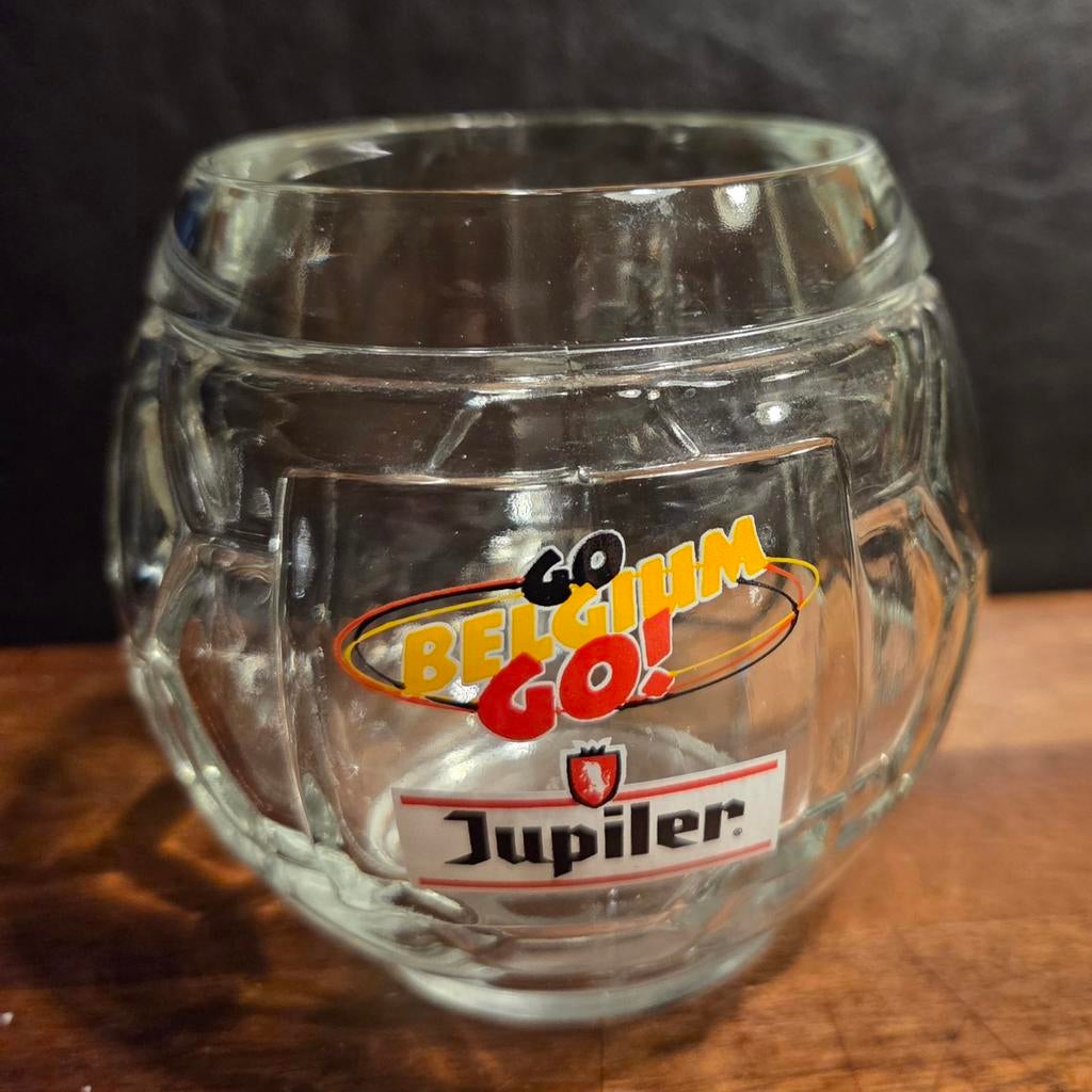 Jupiler Bierglas WK 2018, Ophalen of Verzenden, Zo goed als nieuw, Glas of Glazen, Jupiler