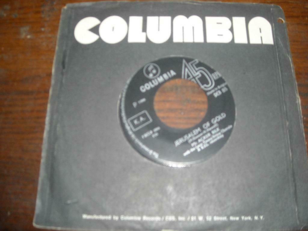 45T Mr. Acker Bilk : Jerusalem of gold / Acka raga, Enlèvement ou Envoi