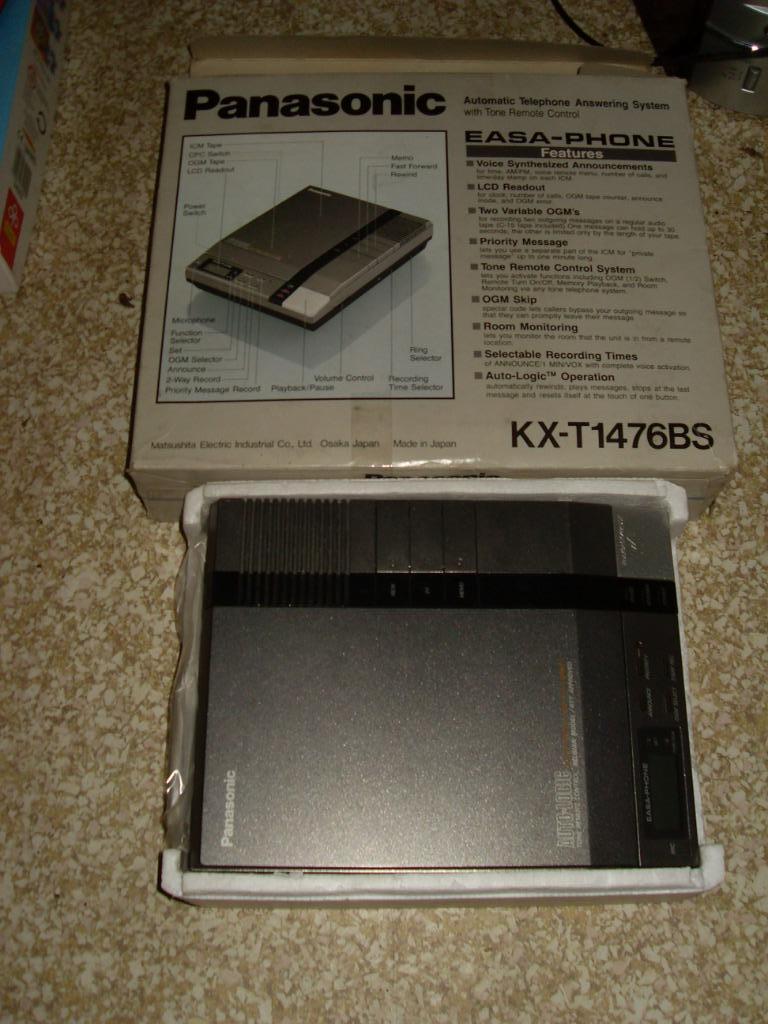 répondeur Panasonic KX-T1476BS, Enlèvement, Utilisé, Avec bandes, Fonction mémo