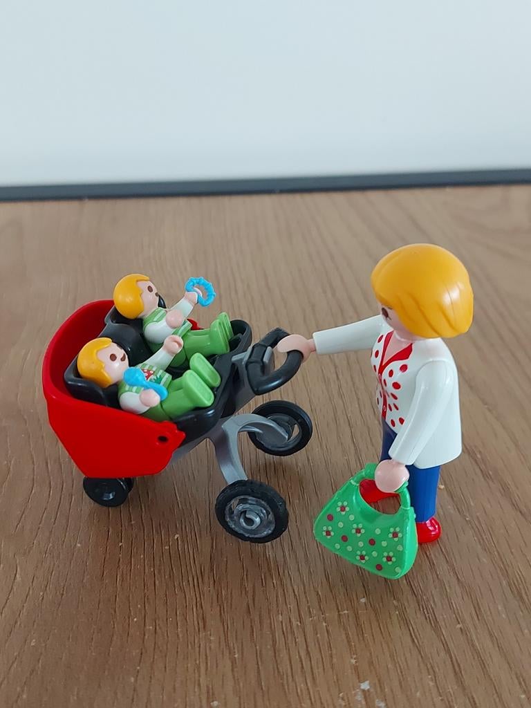 Playmobil 5573 City Life Tweeling kinderwagen, Kinderen en Baby's, Speelgoed | Playmobil, Ophalen of Verzenden
