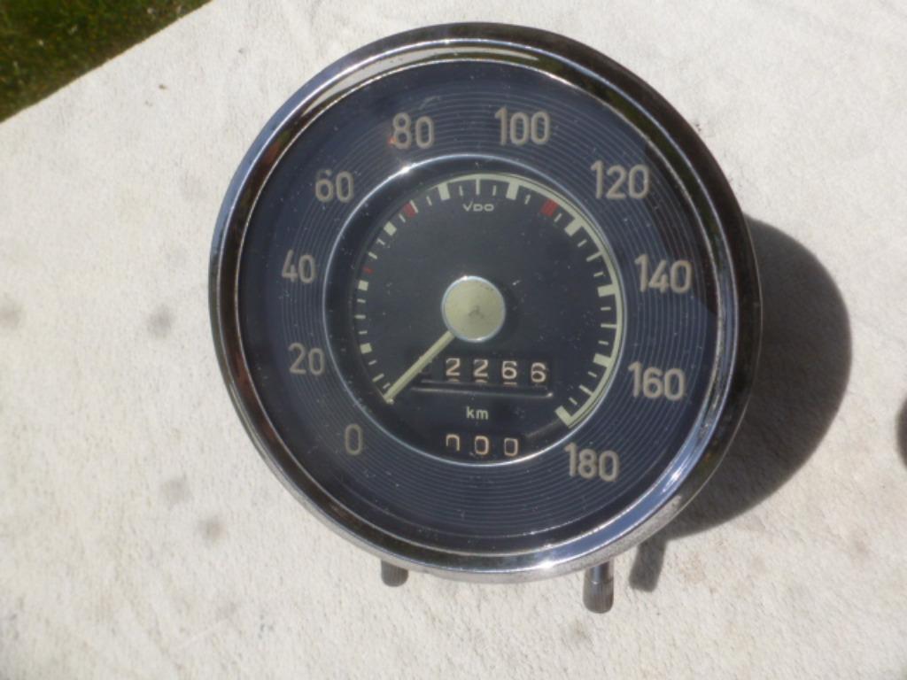 MERCEDES W186 /300 ADENAUER: 180 km/h snelheidsmeter: VDO, Auto-onderdelen, Ophalen of Verzenden, Gebruikt