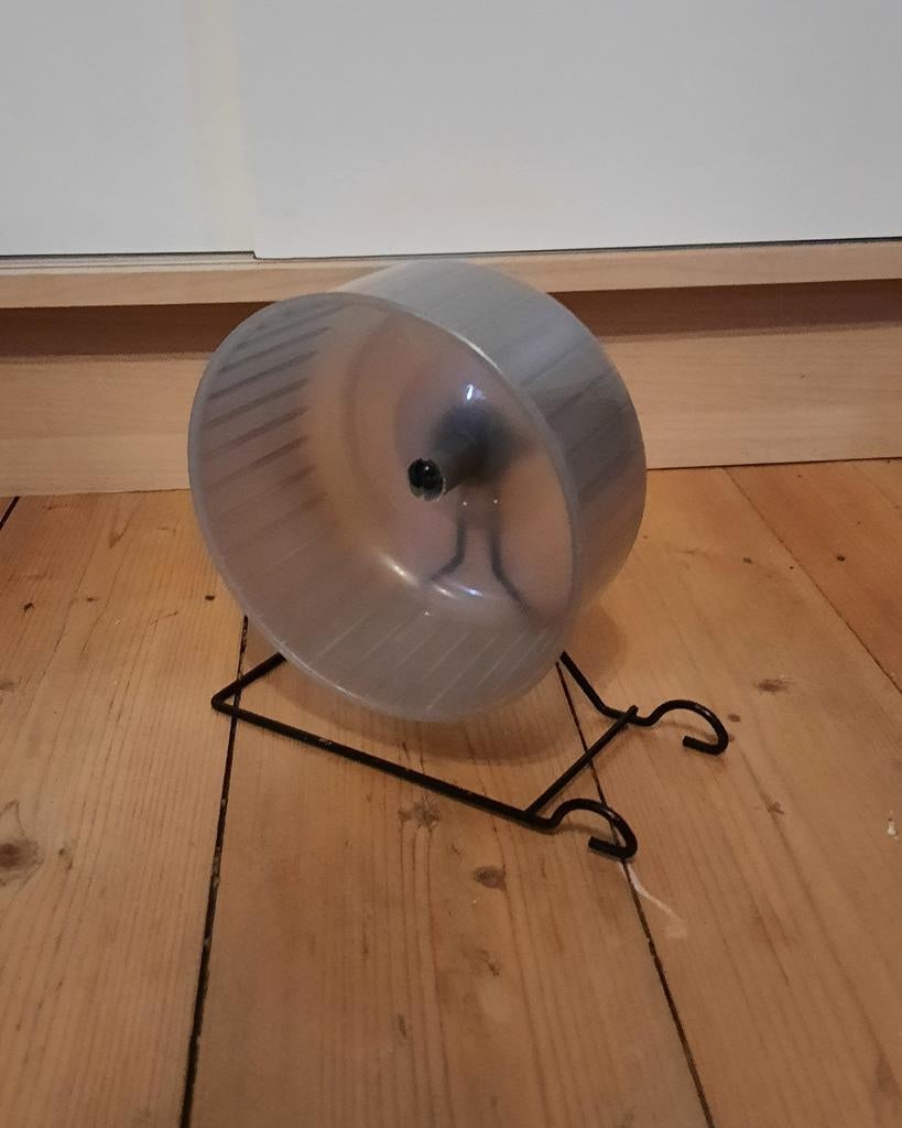 Roue de course debout pour rongeur ou hamster nain, Animaux & Accessoires, Enlèvement ou Envoi, Utilisé, Roue