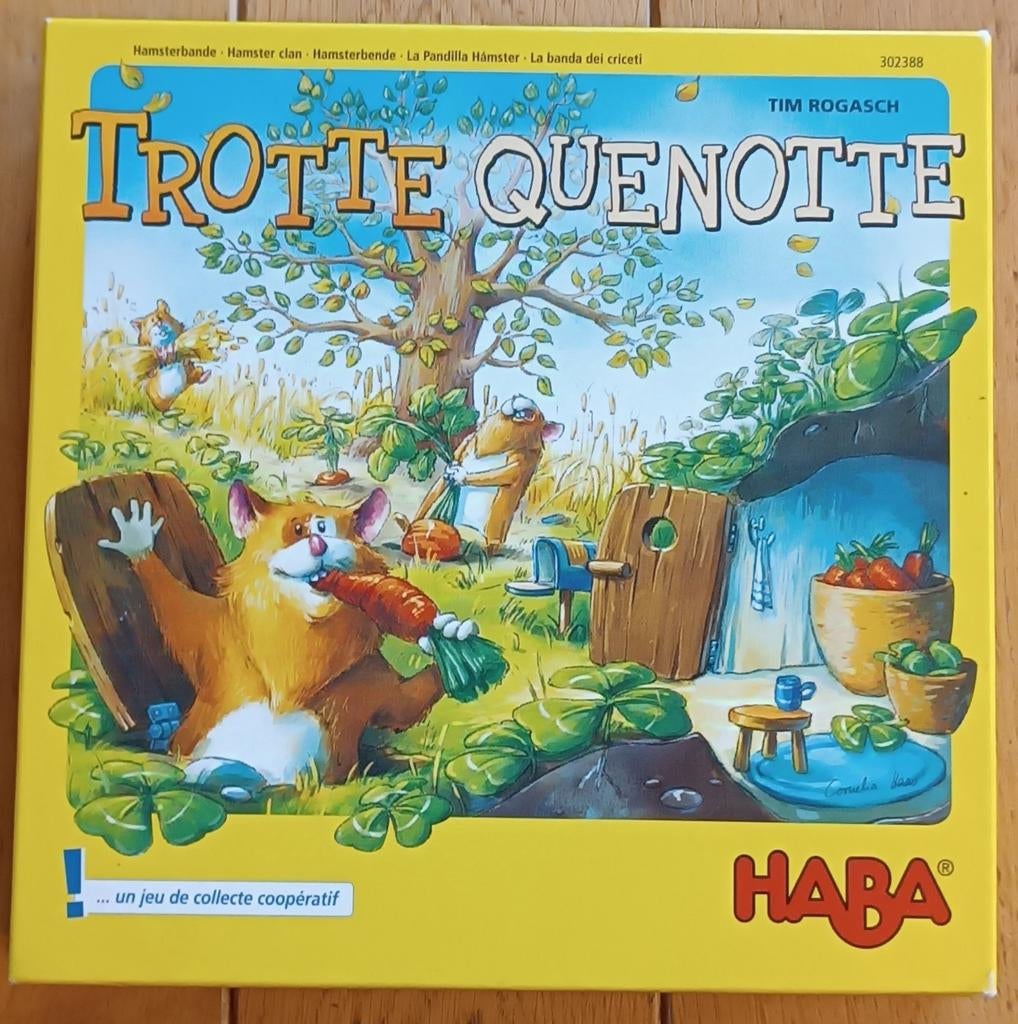 Trotte quenotte - Jeu de collecte coopératif Haba (4-8 ans), Trois ou quatre joueurs, Enlèvement ou Envoi, Comme neuf, Haba