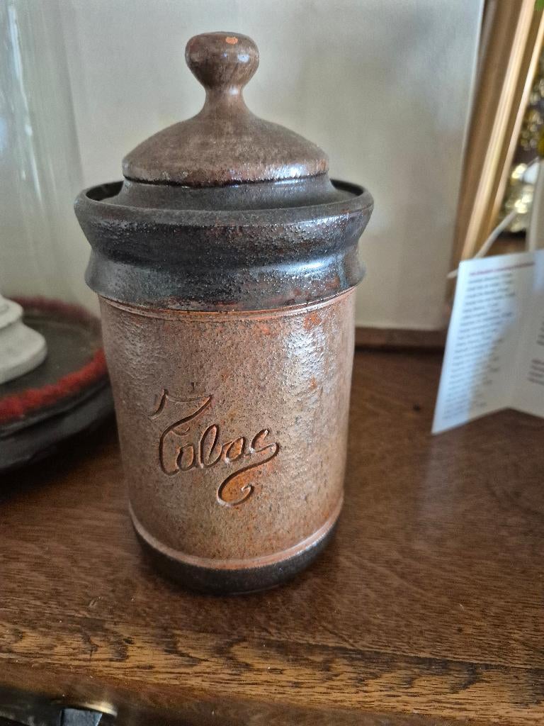 aardewerk  tabakpot, Antiek en Kunst, Ophalen