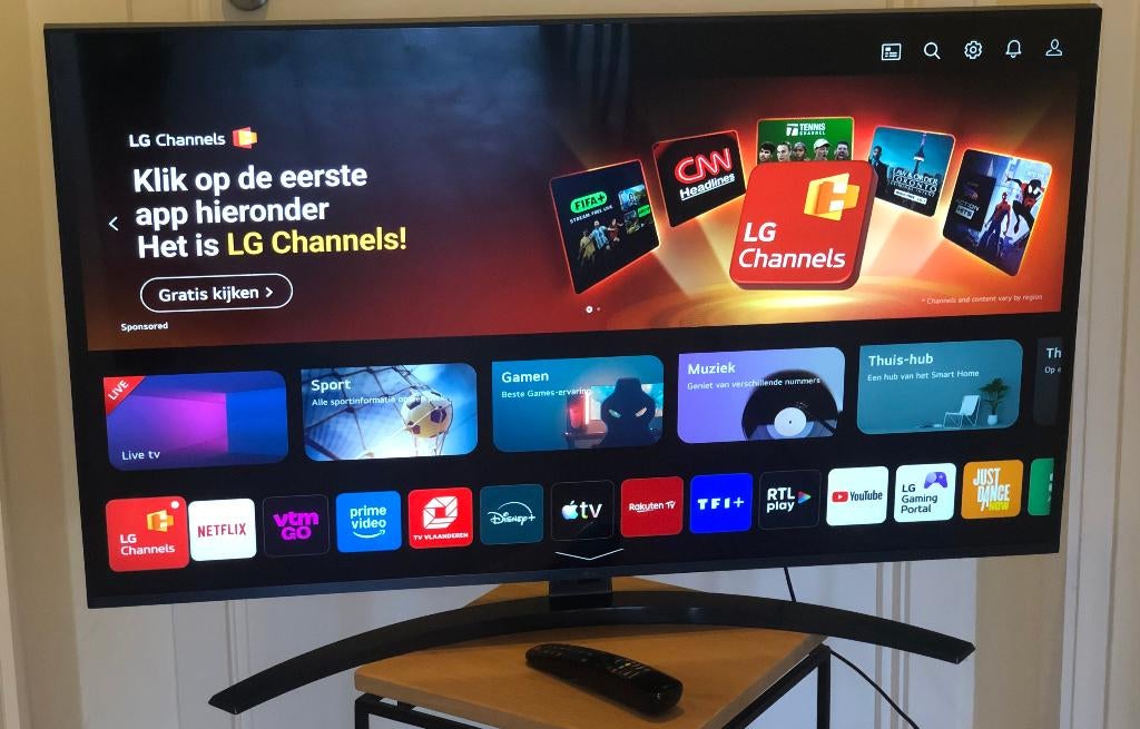 LG   43"  inch  als nieuw, Ophalen, Zo goed als nieuw