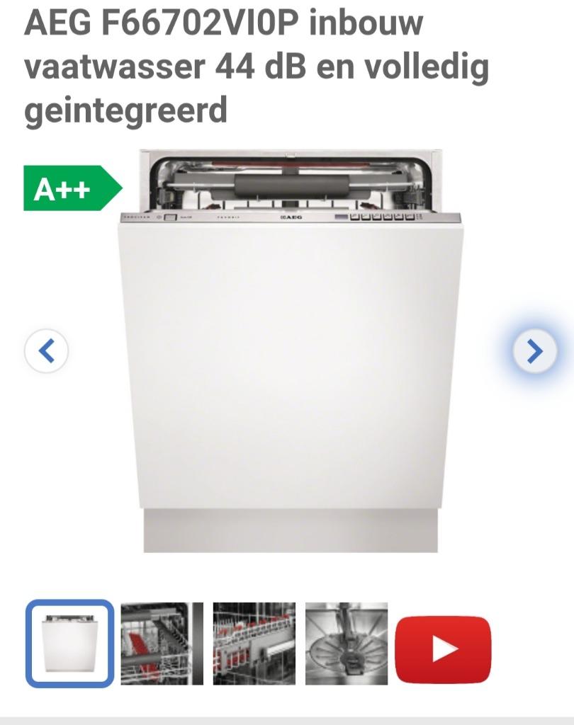 Vaatwasser, Encastré, Enlèvement, Utilisé, 45 à 60 cm