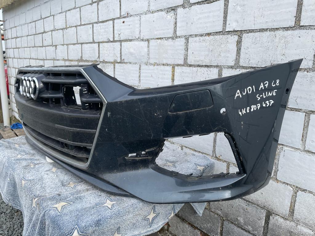 PARE-CHOCS AUDI A7 C8 S-LINE 4K8807437, Enlèvement ou Envoi, Utilisé, Audi, Pare-chocs