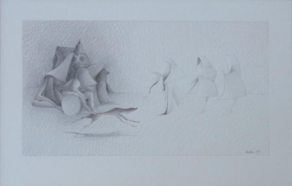 ALBERT DEBOIS / FIGUREN / ORIGINEEL WERK / 45x62cm / KADER, Enlèvement ou Envoi, Photo, Signé