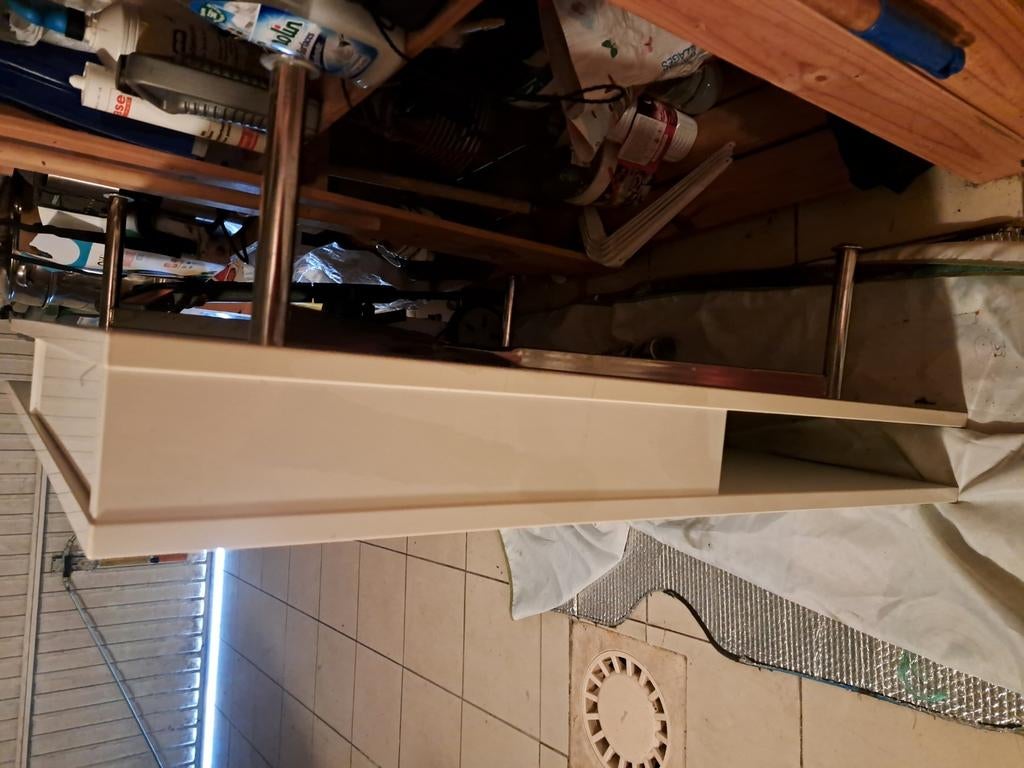 Witte salontafel, Huis en Inrichting, Ophalen, Zo goed als nieuw