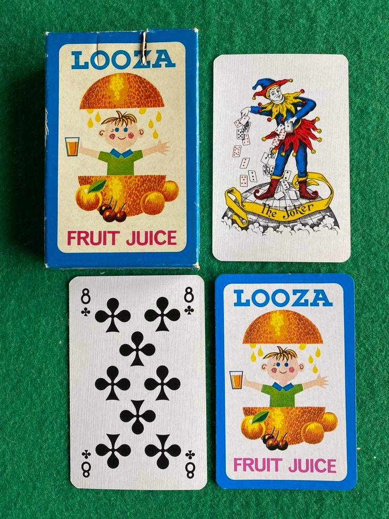 Kaartspel Looza, met jokers, Ophalen of Verzenden, Zo goed als nieuw, Speelkaart(en)