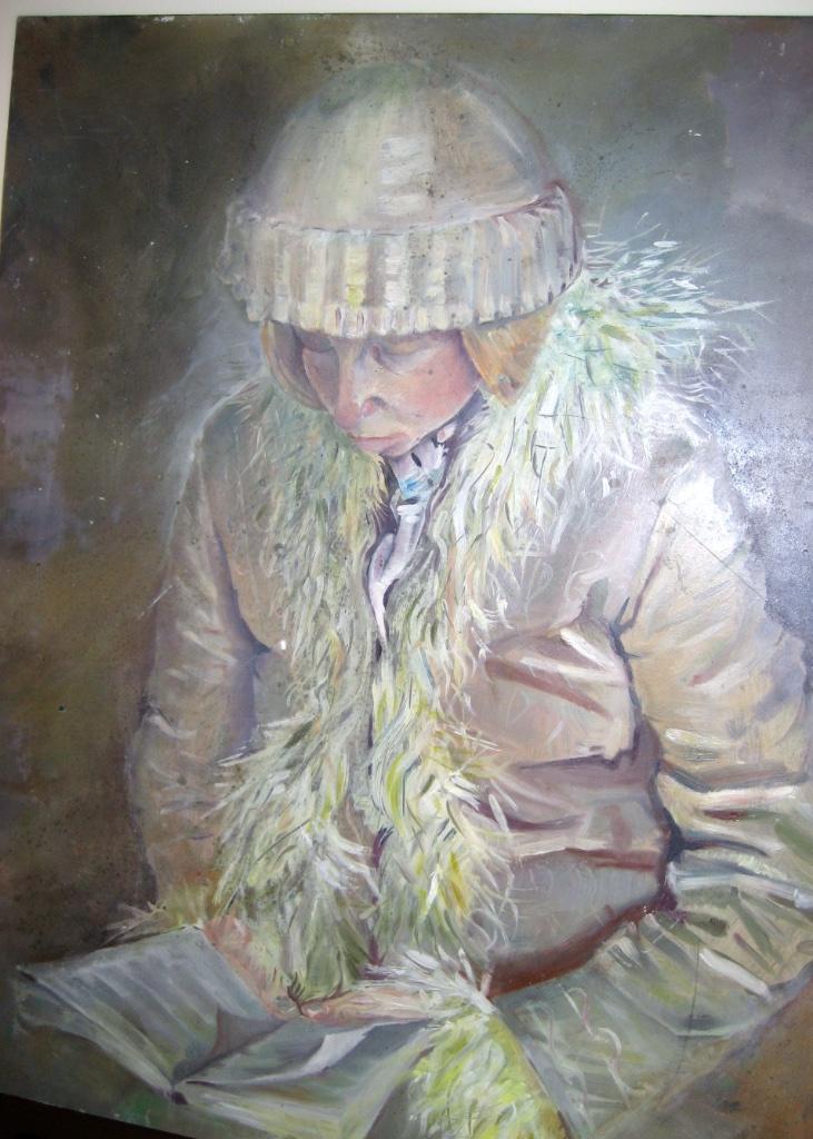 "Femme lisant" Gérard Barcelonne 1950, Antiquités & Art, Envoi