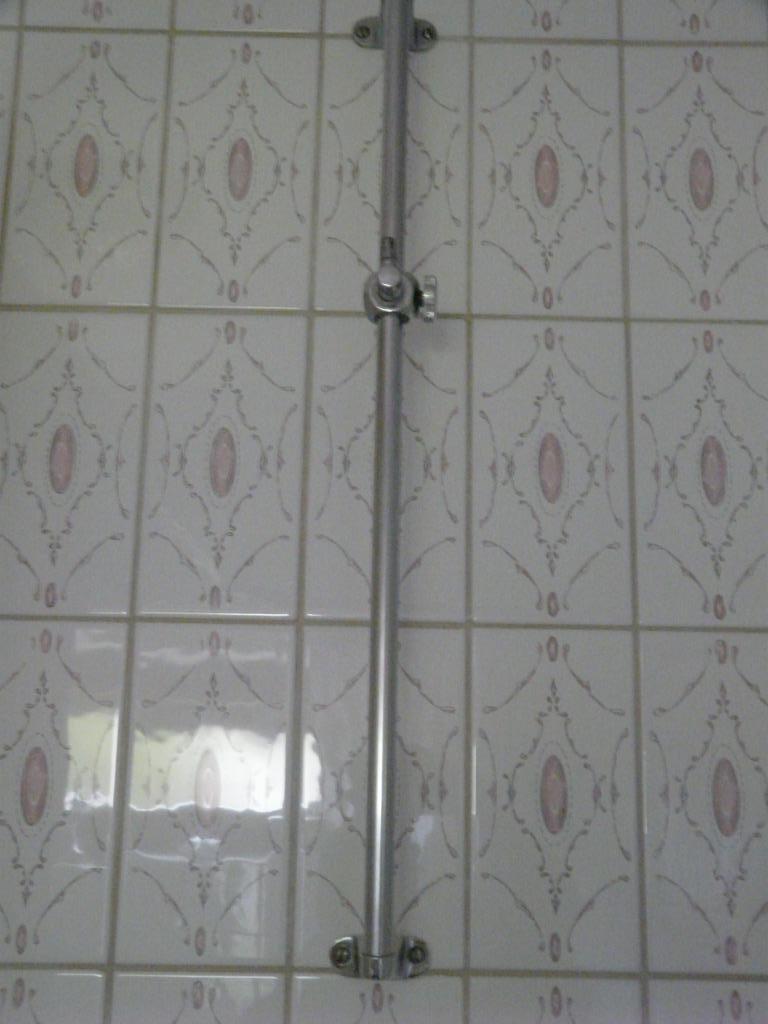 BARRE DE DOUCHE + DOUCHETTE, Bricolage & Construction, Sanitaire, Enlèvement ou Envoi, Utilisé, Chrome, Douche
