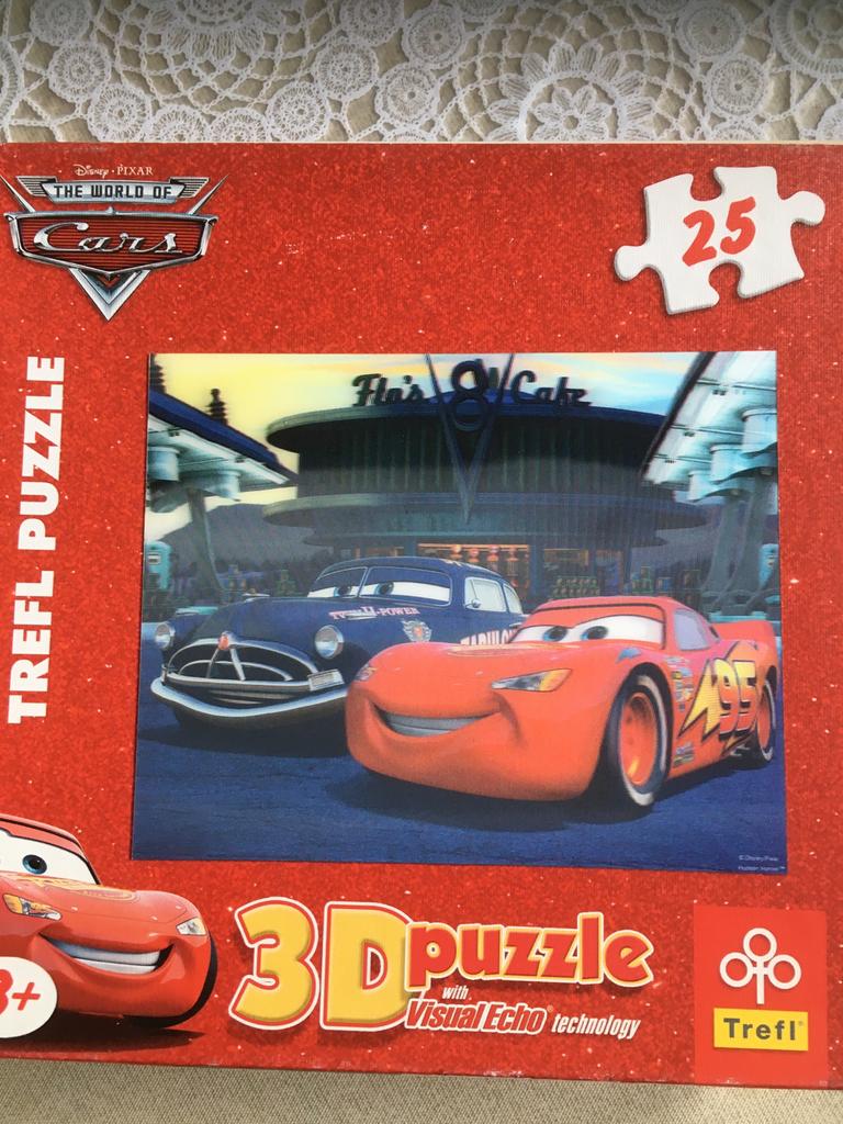 3 D Puzzel cars 25 stuks, Enlèvement ou Envoi, Utilisé