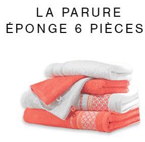Parure éponge 6 pièces/ Article neuf, Neuf, Serviette