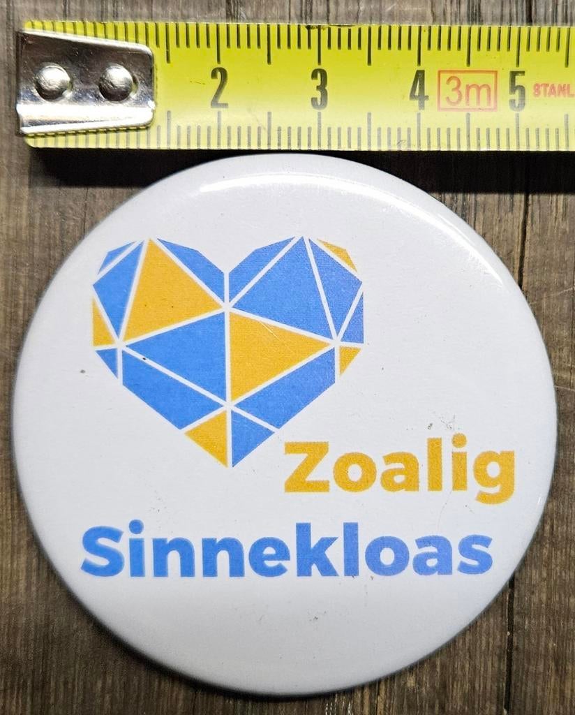 Zoalig Sinnekloas button Sint-Niklaas
De badge o, Ophalen of Verzenden, Button
