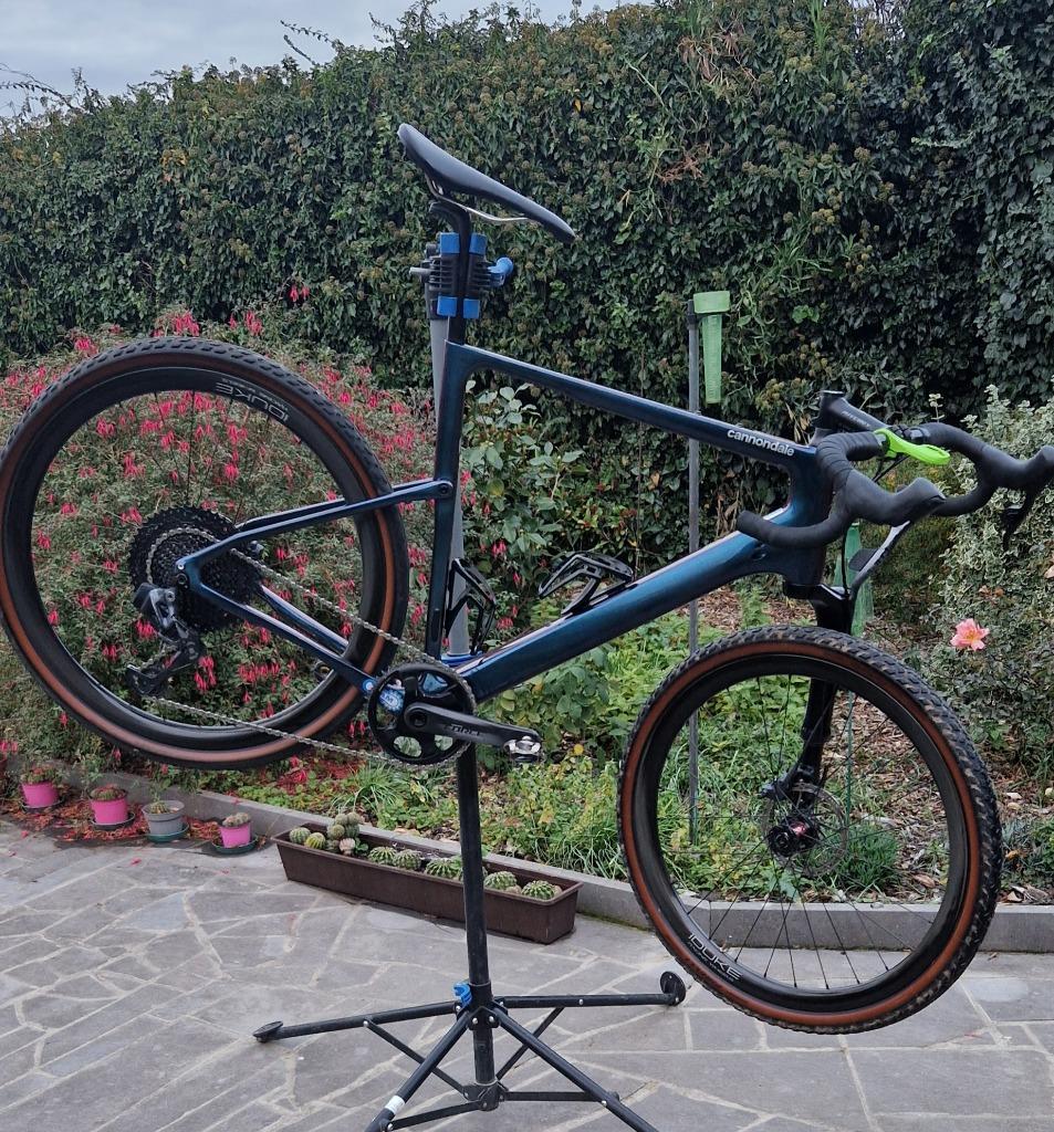 Gravel Cannondale Topstone links 1 as, Fietsen en Brommers, Overige merken, Gebruikt, Carbon, 10 tot 15 versnellingen