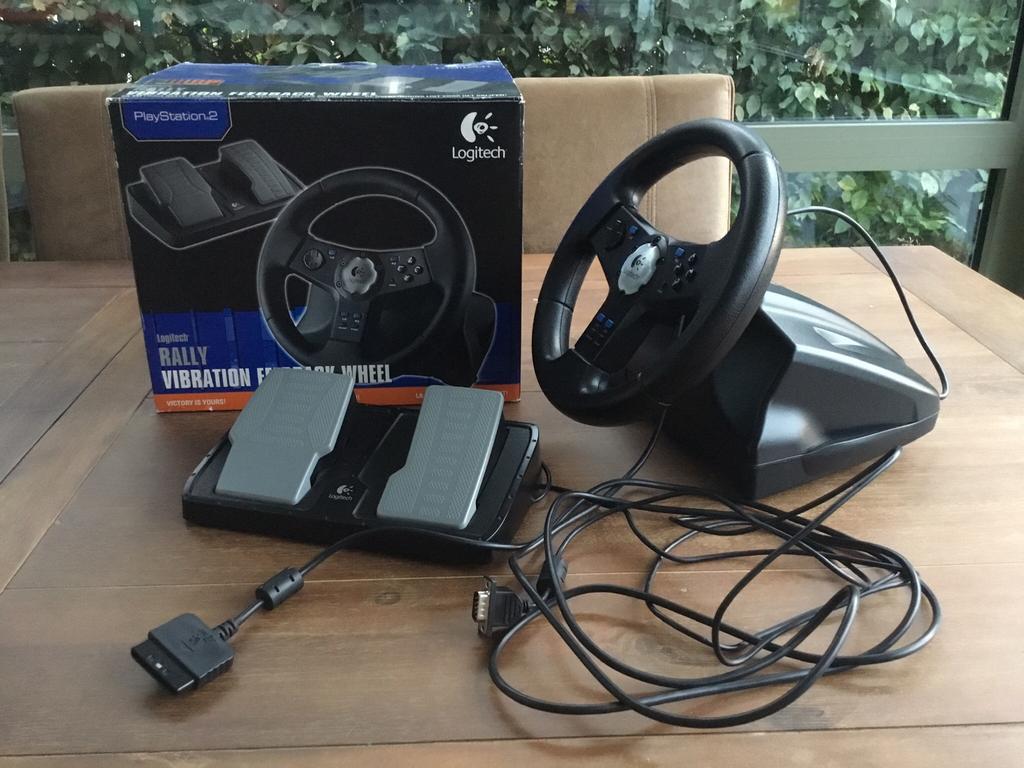 PS2 stuur, Games en Spelcomputers, Ophalen of Verzenden, Stuur of Pedalen, PlayStation 2
