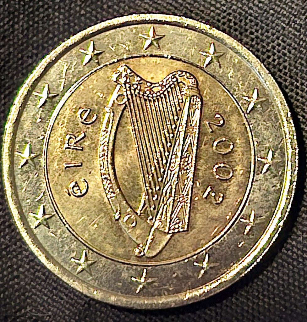 Pièce Irlande - 2 euros - 2002, Timbres & Monnaies, Monnaies | Europe | Monnaies euro, Monnaie en vrac, 2 euros, Irlande, Envoi