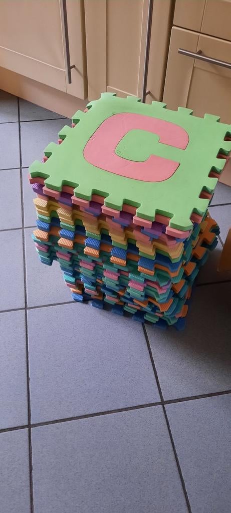 Puzzle tapis enfant, Ophalen