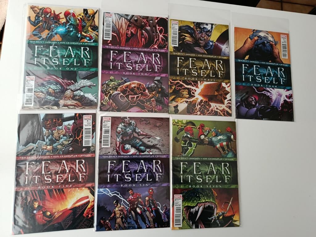 Marvel - Fear Itself   compleet ( 7 comics), Ophalen of Verzenden