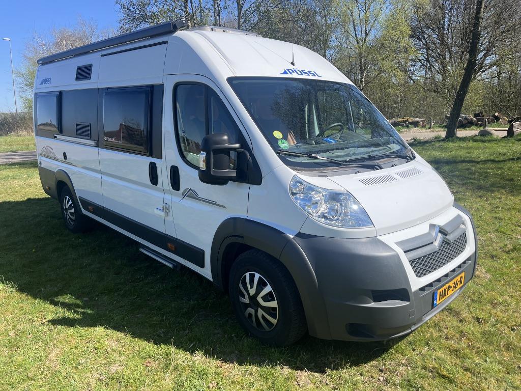 Pössl Roadcruiser Enkele bedden, 2.2 Turbo 120pk, Luifel, Buscamper of Camperbus, Ringverwarming, Koelkast