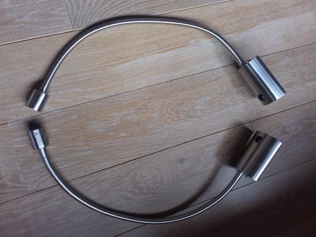 2 flexibele leeslampjes, Huis en Inrichting, Ophalen, Metaal
