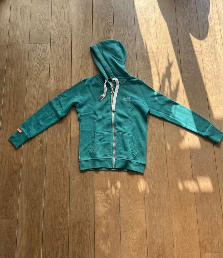 Superdry hoodie met rits, Ophalen, Superdry, Maat 36 (S), Gedragen