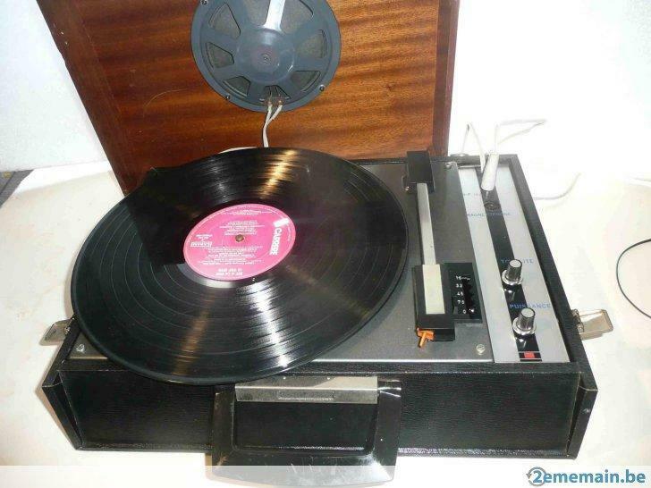 tourne disque  REELA véritable vintage daté 28 02 1972, TV, Hi-fi & Vidéo, Tourne-disques, Enlèvement ou Envoi, Utilisé, Tourne-disque