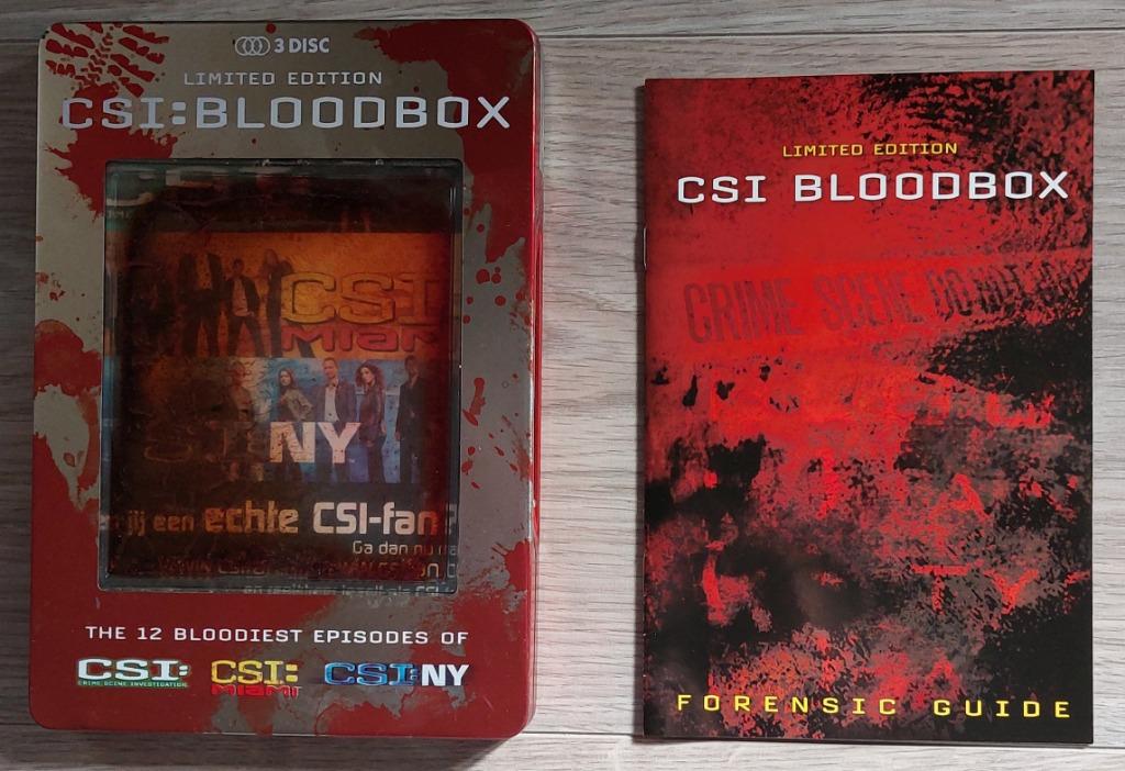 CSI : Bloodbox (limited edition) DVD, Cd's en Dvd's, Vanaf 12 jaar, Ophalen of Verzenden, Gebruikt, Overige genres