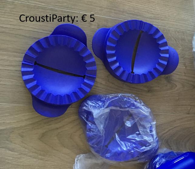Tupperware Crousti Party - voor appelflappen, Enlèvement ou Envoi, Neuf, Bleu, Autres types