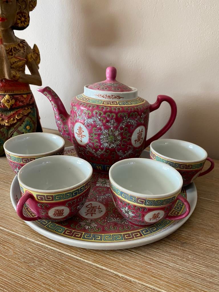 Chinees theeservies, Ophalen