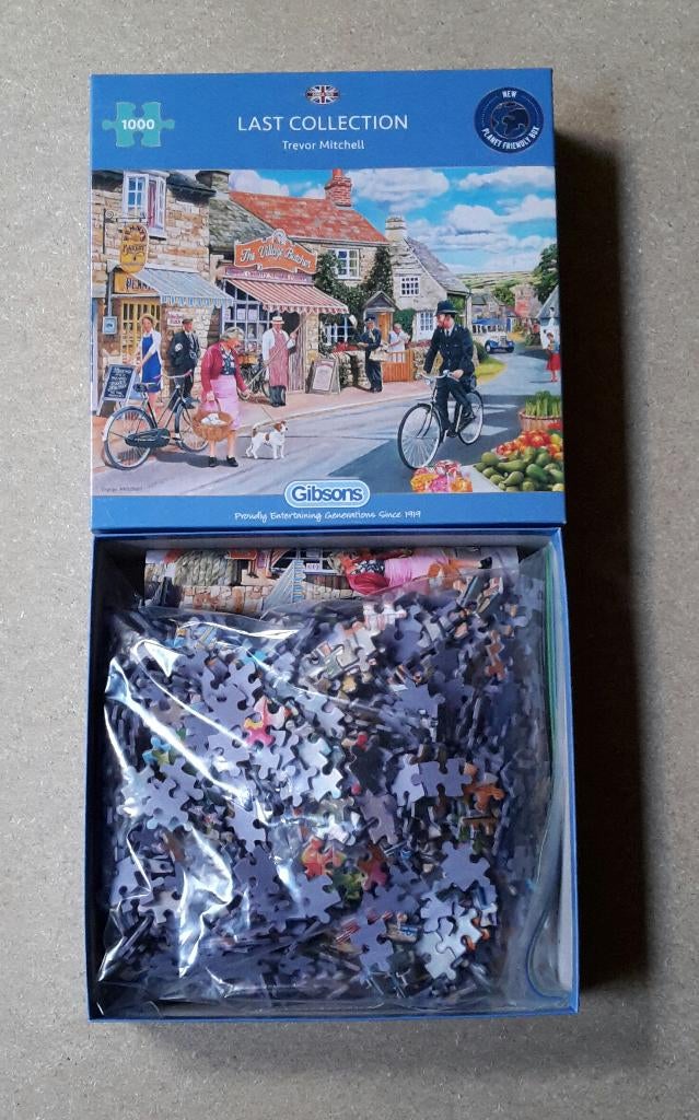 GIBSONS- LAST COLLECTION PUZZEL 1000 stukjes, Hobby & Loisirs créatifs, Sport cérébral & Puzzles, Comme neuf, Puzzle, 500 à 1500 pièces