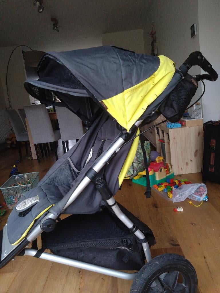 All-mountain urban jungle - buggy jogging, Kinderen en Baby's, Buggy's, Zo goed als nieuw, Overige merken, Regenhoes, Verstelbare rugleuning