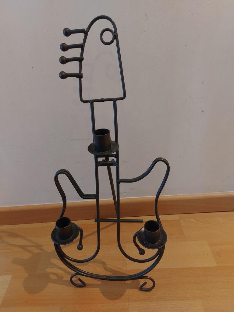 Bougeoir guitare, Maison & Meubles, Enlèvement, Comme neuf