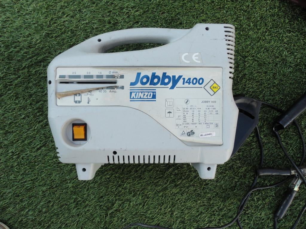 Kinzo Jobby 1400, Doe-het-zelf en Bouw, Gereedschap | Lasapparaten, Ophalen, Gebruikt, Minder dan 150 ampère, Elektroden