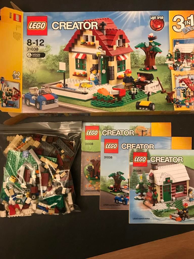 LEGO Creator- verandering vd seizoenen- 31038, Ophalen of Verzenden, Zo goed als nieuw, Complete set, Lego