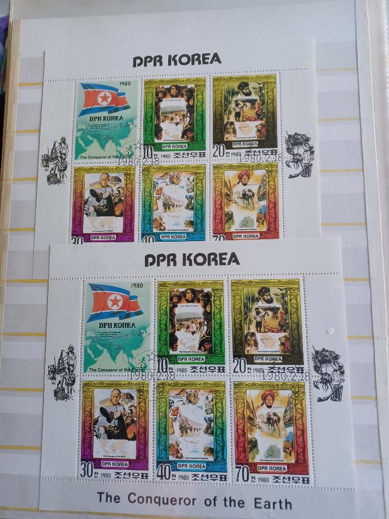 postzegel boek met meer dan 50 velletjes in buitenlandse, Ophalen of Verzenden