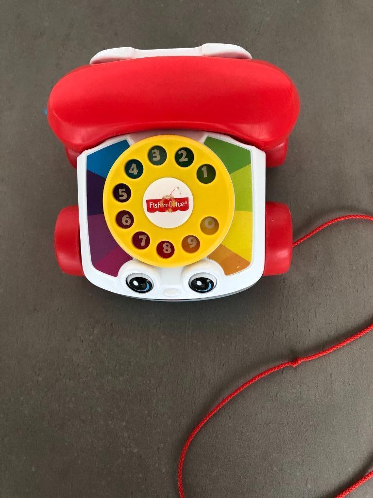 Set babyspeelgoed - Fisher Price - Telefoon en toren, Ophalen of Verzenden, Zo goed als nieuw, Overige typen