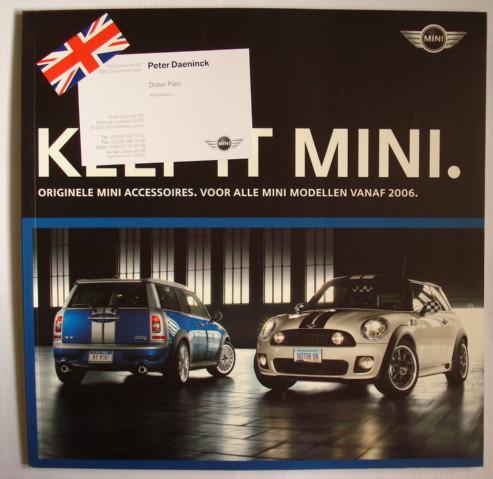 Mini Accessoires 2007 Brochure Catalogue Prospekt, Verzenden, Nieuw, BMW